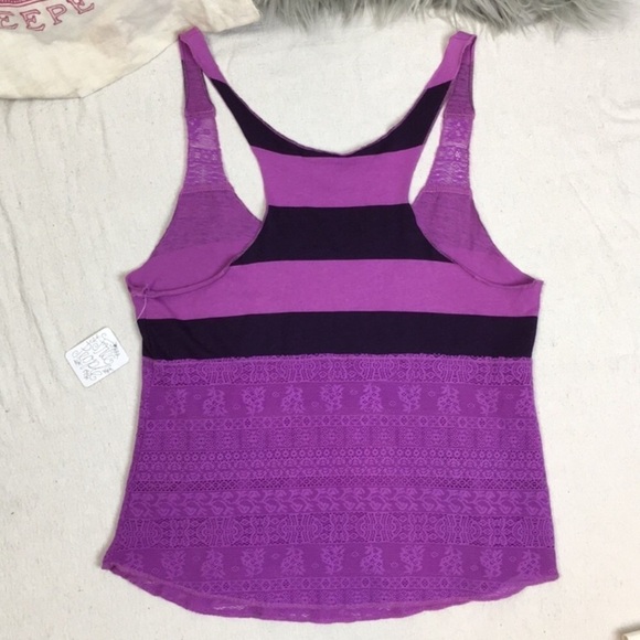 Free People We the Free Lacey striped Tank NWT - Picture 6 of 8
